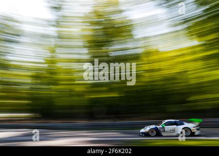 911 HARING Jurgen (ger), RENAUER Alfred (ger), RENAUER Robert (ger), Porsche 911 GT3 R team Herberth motorsport, azione durante la Blancpain GT serie 2017, a Monza, Italia, da avril 21 a 23 - Foto Florent Gooden / DPPI Foto Stock