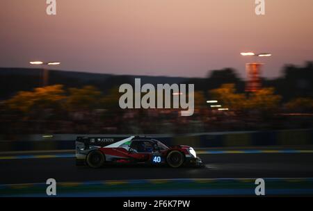 40 ALLEN James (aus), MATELLI Franck (fra), BRADLEY Richard (gbr), Oreca 07 Gibson team Griff racing, azione nel corso della 2017 le Mans 24 ore di gara e sfilata, dal 1C al 18 giugno sul circuito di le Mans, Francia - Foto Antonin Vincent / DPPI Foto Stock