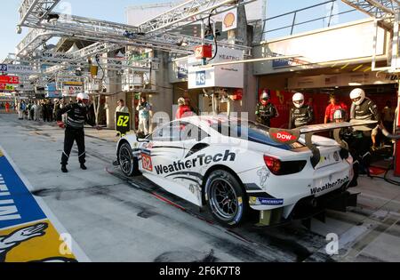 62 MAC NEIL Cooper (usa), SWEEDLER William (usa), BELL Townsend (usa), Ferrari 488 GTE team Scuderia corsa, pit stop azione durante la 24 le Mans 2017 ore di gara e sfilata, dal 1C al 18 giugno sul circuito di le Mans, Francia - Foto Antonin Vincent / DPPI Foto Stock