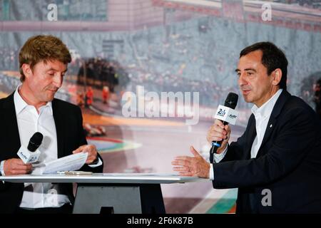 FILLON Pierre (fra), presidente di ACO portait ambiance durante le 24 le Mans 2017 ore pesage, si qualificano e sfilano il 11 al 16 giugno sul circuito di le Mans, Francia - Foto Antonin Vincent / DPPI Foto Stock