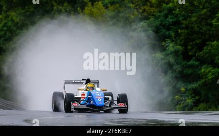 10 SHWARTZMAN Robert (rus) Renault FR 2.0L team R-ACE gp azione durante la gara 2017 di Formula Renault 2.0 ad Hungaroring dal 30 giugno al 2 luglio, in Ungheria - Foto Francois Flamand / DPPI Foto Stock