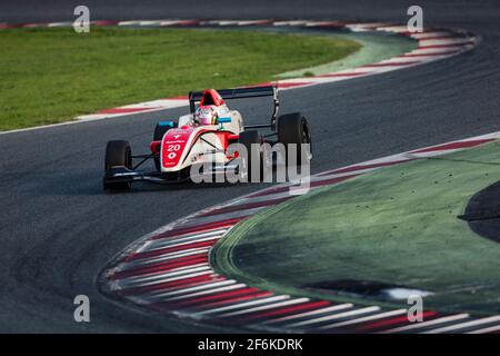 20 RAZAK Najiy (mas) Renault FR 2.0L team Fortec motorsport azione durante la 2017 Formula Renault 2.0 gara di Barcelone, Spagna, dal 27 al 29 ottobre - Foto: Xavi Bonilla / DPPI Foto Stock