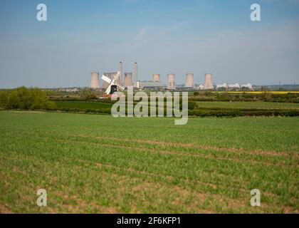 Mulino Nord di Leverton Foto Stock