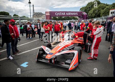 23 HEIDFELD Nick (ger) Formula e team Mahindra azione di corsa durante il campionato di Formula e 2017, a Parigi, Francia da maggio 20 - Foto Alexis Goure / DPPI Foto Stock