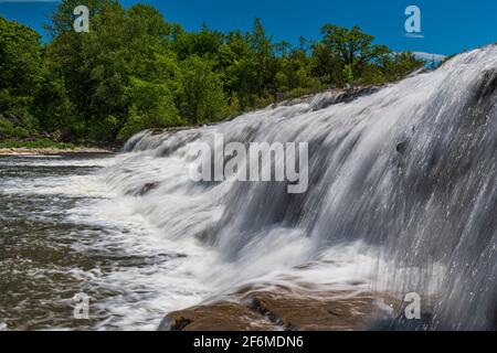Healey Falls Havelock Ontario Canada in estate Foto Stock