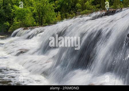 Healey Falls Havelock Ontario Canada in estate Foto Stock