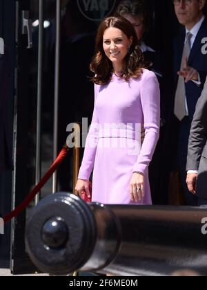 Amburgo, Germania. 21 luglio 2017. Caterina la Duchessa di Cambridge e Duca di Cambridge il Principe Guglielmo visitò Amburgo Foto Stock