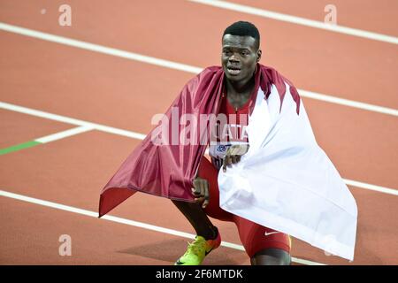 Abdalelah Haroun (Qatar). 400 metri uomini, medaglia di bronzo. IAAF World Athletics Championships, Londra 2017 Foto Stock