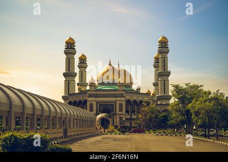 Jamé ASR Hassanil Bolkiah Moschea a Bandar seri Begawan, brunei Foto Stock