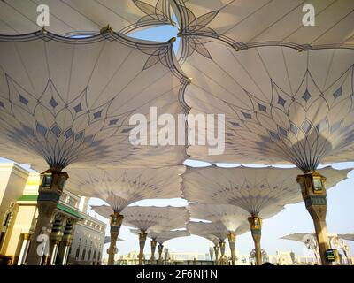 masjid madina munawara, arabia saudita Foto Stock