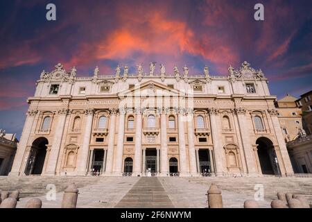 Chiesa di San Pietro a Roma, Città del Vaticano Foto Stock