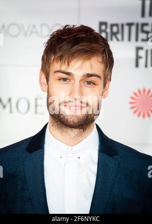 Douglas Booth partecipa al British Independent Film Awards 2014, Billingsgate Market, Londra Foto Stock