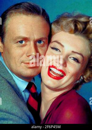 NON DISTURBARTI PER BATTERE 1952 20th Century Fox film con Marilyn Monroe e Richard Widmark Foto Stock