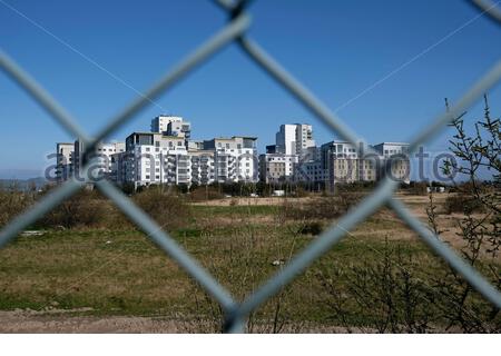 Moderno albergo residenziale sul lungomare di Leith, Edimburgo, Scozia Foto Stock