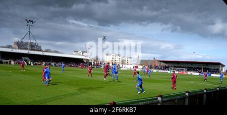 Campi da calcio scozzesi Foto Stock