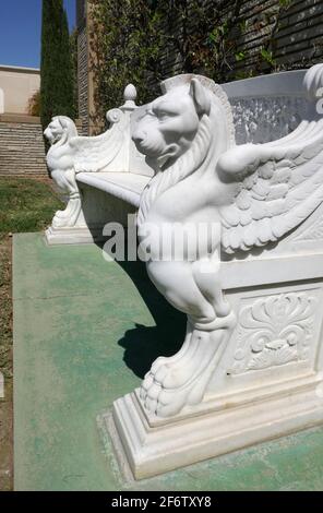 Glendale, California, USA 31 marzo 2021 UNA veduta generale dell'atmosfera del Forest Lawn Memorial Park il 31 marzo 2021 a Glendale, California, USA. Foto di Barry King/Alamy Stock foto Foto Stock