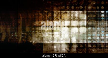 Analisi dei dati per le vendite aziendali informazioni Concept Foto Stock