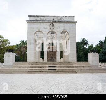 Roma, Italia - 05 ottobre 2018: Mausoleo Ossario Garibaldino a Roma Foto Stock