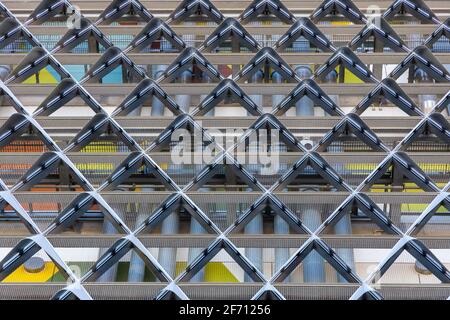 Una foto astratta dell'architettura cittadina di adelaide, australia meridionale il 2 aprile 2021 Foto Stock