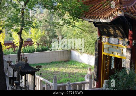 Tempio Longquan, Shijiazhuang, Cina Foto Stock