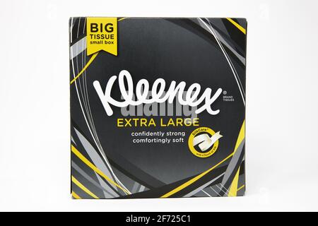 Salviette extra large Kleenex Foto Stock