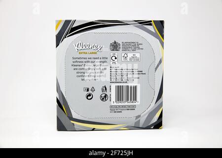 Salviette extra large Kleenex Foto Stock