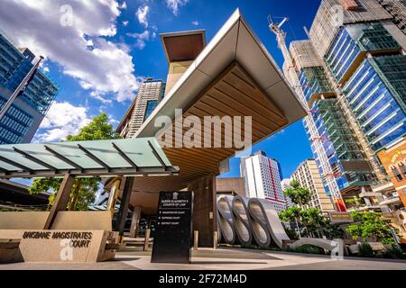 Brisbane, Australia - Magistrates Court Building Foto Stock