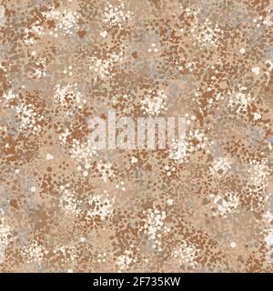 Stampa grafica camo senza cuciture Desert. Camouflage autunnale motivo senza cuciture Illustrazione Vettoriale