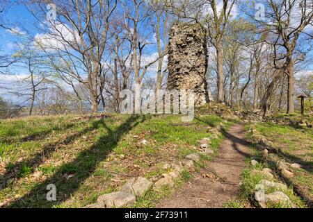 Lauenburg bei Stecklenberg Harz Foto Stock