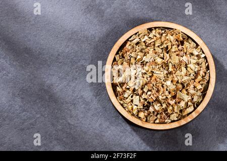 Allium ampeloprasum var. Porrum - cipolla di Leek Foto Stock