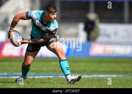 Joe Cator (15) di Hull FC in, il 4/3/2021. (Foto di Craig Thomas/News Images/Sipa USA) Credit: Sipa USA/Alamy Live News Foto Stock