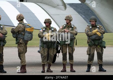 Daks su Duxford, D-Day75 Foto Stock