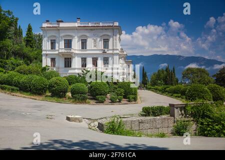 Ucraina, Crimea, Livadia Palace, la posizione della conferenza di Yalta nel 1945 Foto Stock