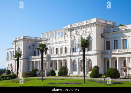 Ucraina, Crimea, Livadia Palace, la posizione della conferenza di Yalta nel 1945 Foto Stock