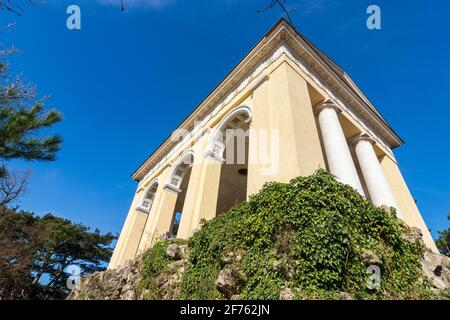 Mödling: Edificio Husarentempel, parco naturale Naturpark Föhrenberge a Wienerwald, Vienna Woods, Niederösterreich, bassa Austria, Austria Foto Stock