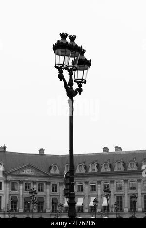 Posiziona Panoramica Vendome. Architettura parigina. Monumenti di Parigi, Francia. Foto Stock