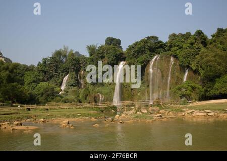 Foto della regione di Ban Gioc Foto Stock