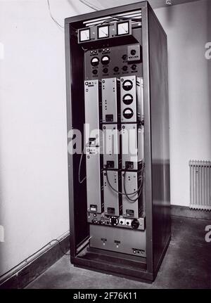 Una delle prime emittenti televisive, situata negli alti edifici di Telesco circa 1950. Foto Stock