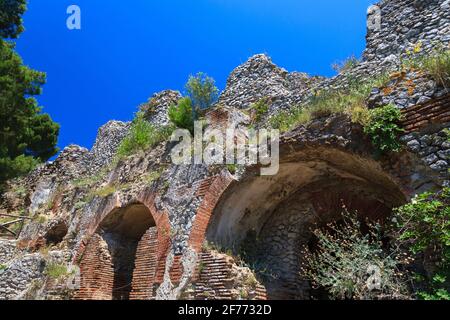 I quartieri dei Servi della Villa Romana Jovis sull'Isola di Capri Foto Stock