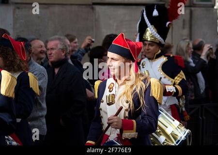 Montmartre, Parigi. Fêtes des Vendanges Foto Stock