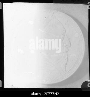 Immagine Skiopticon del Dipartimento di Fotografia del Royal Institute of Technology. Utilizzo da parte del professor Helmer Bäckström come materiale didattico. Bäckström è stato il primo professore svedese di fotografia al Royal Institute of Technology di Stoccolma 1948-1958.Moin Foto Stock