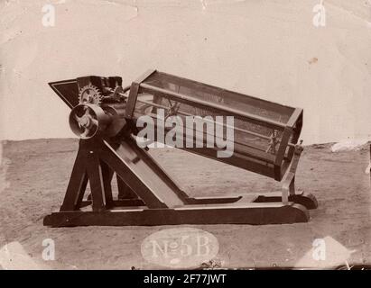 Macchina fabbricata presso la fonderia e l'officina meccanica Lyyby. Foto Stock