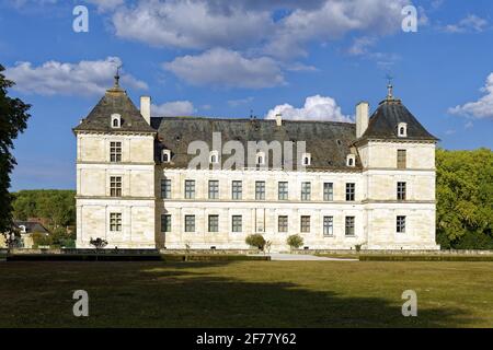 Francia, Yonne, Ancy le Franc castel e il suo parco progettato da Andre le Notre Foto Stock