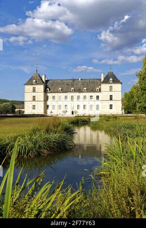 Francia, Yonne, Ancy le Franc castel e il suo parco progettato da Andre le Notre Foto Stock