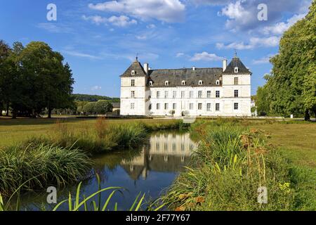 Francia, Yonne, Ancy le Franc castel e il suo parco progettato da Andre le Notre Foto Stock