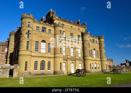 Castello di Culzean in blocco Foto Stock