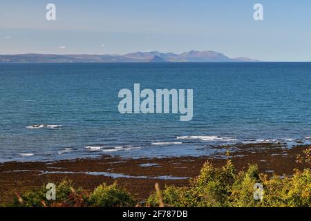 Castello di Culzean in blocco Foto Stock