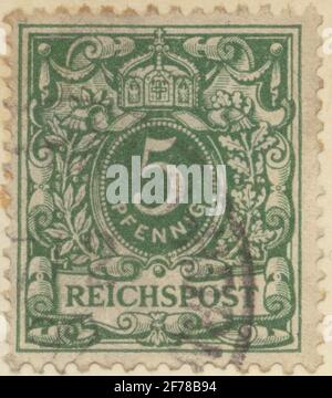 Timbro dell'Associazione Filatelista di Gösta Bodman, iniziato nel 1950. Il timbro da Foto Stock