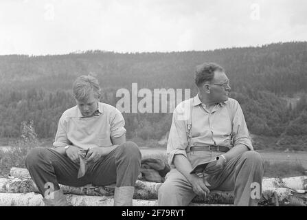 Il fuoco di collina. Foto Stock