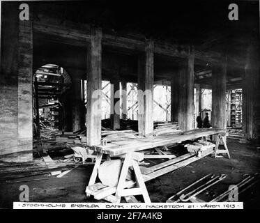 Costruttore: Impresa di costruzioni Contraente, Stoccolma. Edificio AB Contraente. Foto Stock